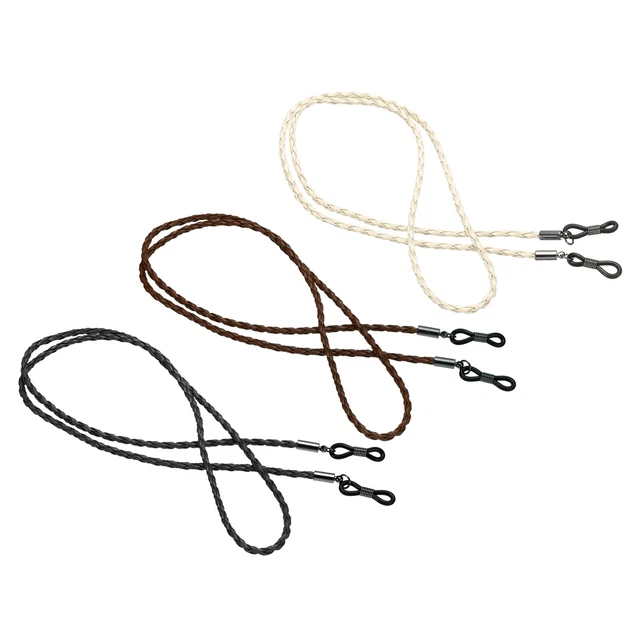 3 pz supporto cinturino occhiali unisex occhiali da sole beige nero marrone