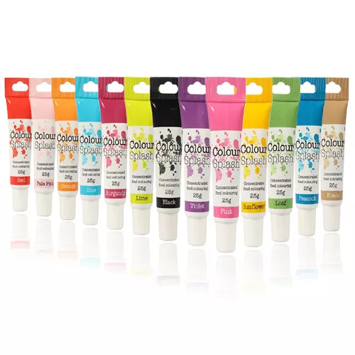 Colour Splash Food Colouring Gel Paste Concentrated for Icing & Cake Decorating