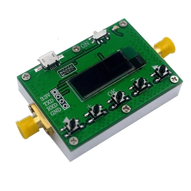 Module Atténuateur RF PE4302 6 Bits - Plage 0-31,5 DB Par Pas De 0,5 DB - Bande 1MHz-4GHz, Alimentation 5V - Connecteur SMA Femelle