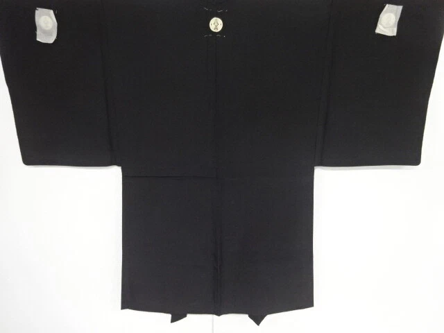40482# Japanese Kimono / Antique Mens Haori / Habutae