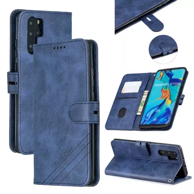 Wallet Card Leather Flip Magnetic Kickstand Book Cover Shockproof Phone Case