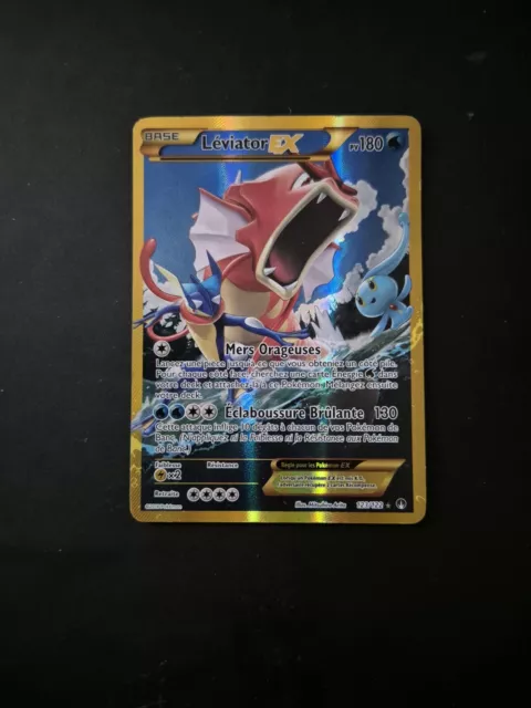 Carte Pokémon - Léviator EX Full Art Secrète - 123/122 - 2016 - FR