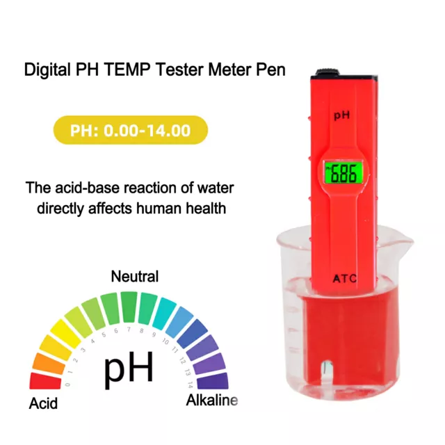 Digitales PH Messgerät Built Mit ATC Pocket Pen Tester Für Hydroponik Aquarien