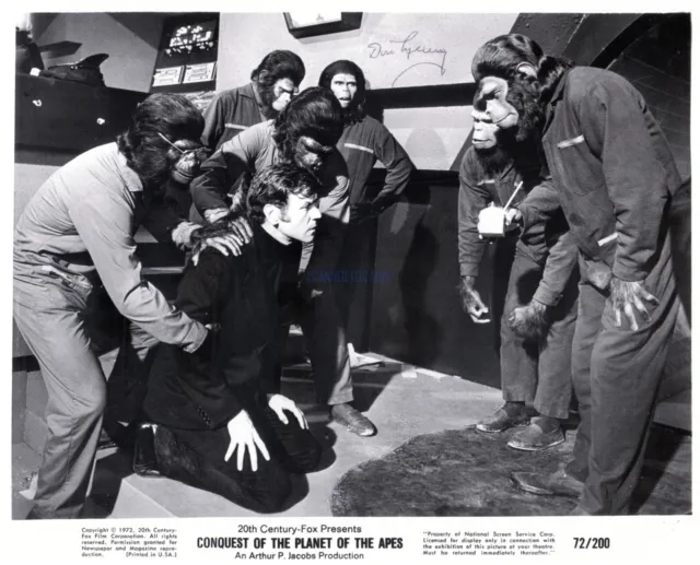 Don Murray Großfoto Original Autogramm "Bus Stop" "Planet der Affen"