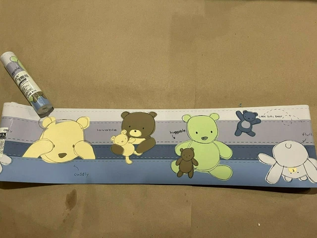 Teddy Bear Nursery Wallpaper Border, Carter's Baby % yards x 6-5/8" JL1015B R-18