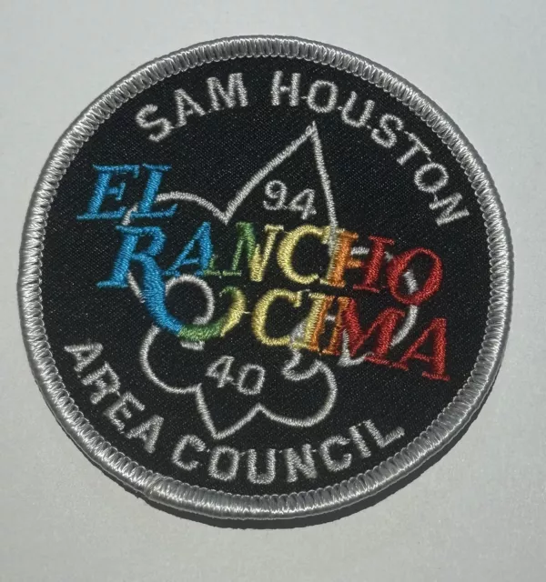 1994 El Rancho Cima Patch Sam Houston Texas Boy Scout RC5