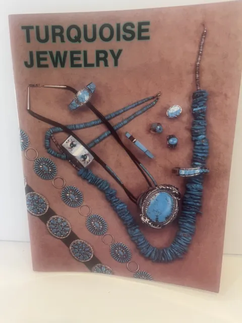 Turquoise Jewelry (1990) by Nancy Schiffer Vintage Softcover Book - Excellent