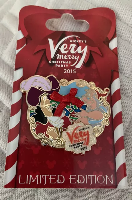 2015 Disney MVMCP Mickey's Very Merry Christmas Party Pin Hook Smee (Peter Pan)