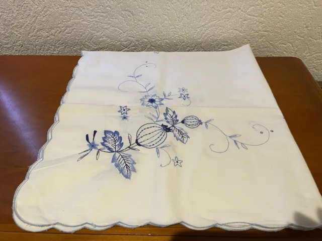 Mantel de abuela patrón de cebolla 80 x 80 cm hecho a mano Alemania