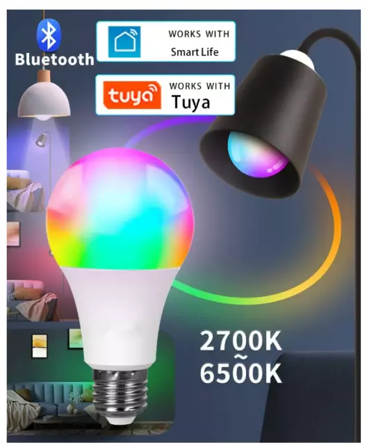 Ampoule LED Lampe Connectée intelligente Tuya Home Bluetooth