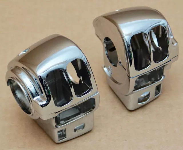 HARLEY Original Guidon Boîtier Interrupteur Kit Chrome Logement de Touring