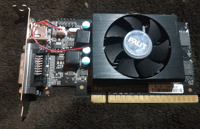 PALIT NVIDIA GEFORCE GT 710 Low Profile SFF 1GB DDR5 DVI & HDMI $18.59 ...