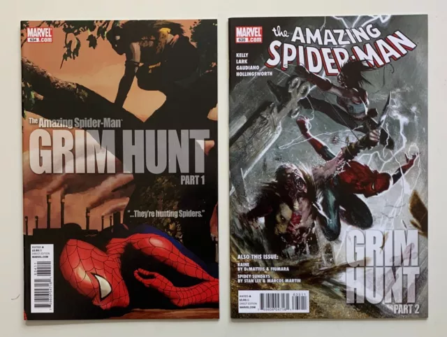 Amazing Spider-Man #634, 635, 636 & 637 Grim Hunt alle 4 Teile (Marvel 2010) 3