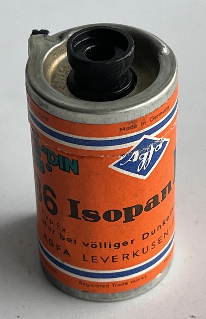 Cartucho de luz diurna vacío/vacío AGFA ISOPAN F 36 - decorativo