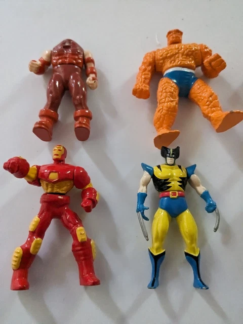 X-Men Toy Biz Marvel Heavy Metal Lot of  6 Die Cast Figures Vintage 2