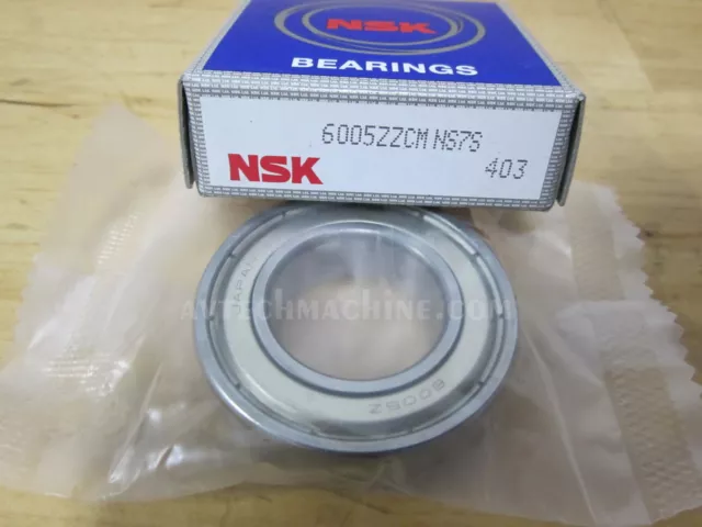 6005ZZ NSK Deep Groove Ball Bearing 25x47x12mm