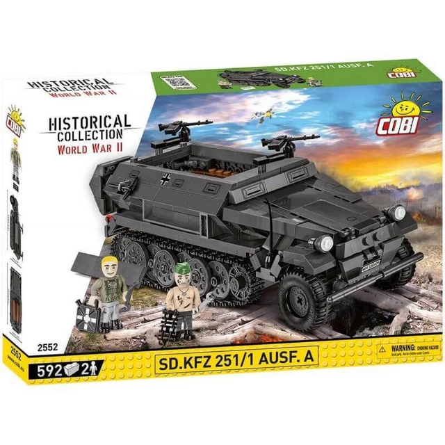 Miniature Solido 1/50 - Char Allemand Half-track Sd.Kfz. 251, Camouflage Hiver