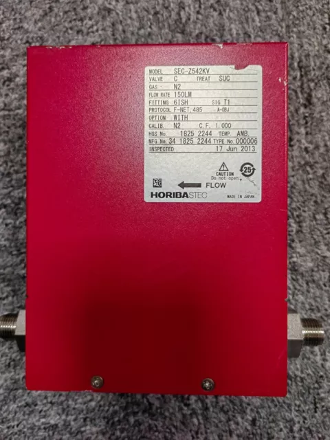 Horiba Stec Sec-Z542Kv Mass Flow Controller, N2,150Lm