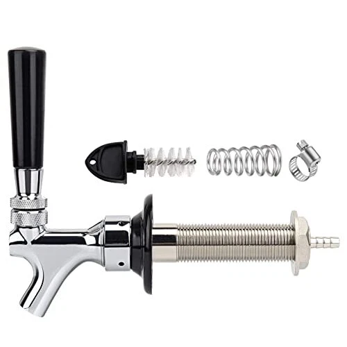 4-1/8 inch Shank Stainless Steel Core Beer Faucet Draft Beer Faucet 