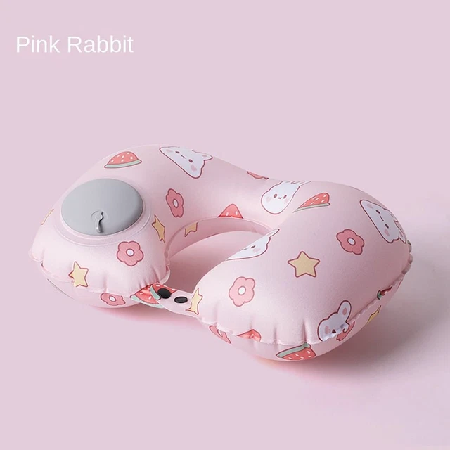 Ice Silk Travel Pillows Cartoon Printed Cervical Vertebr Pillow  Outdoor