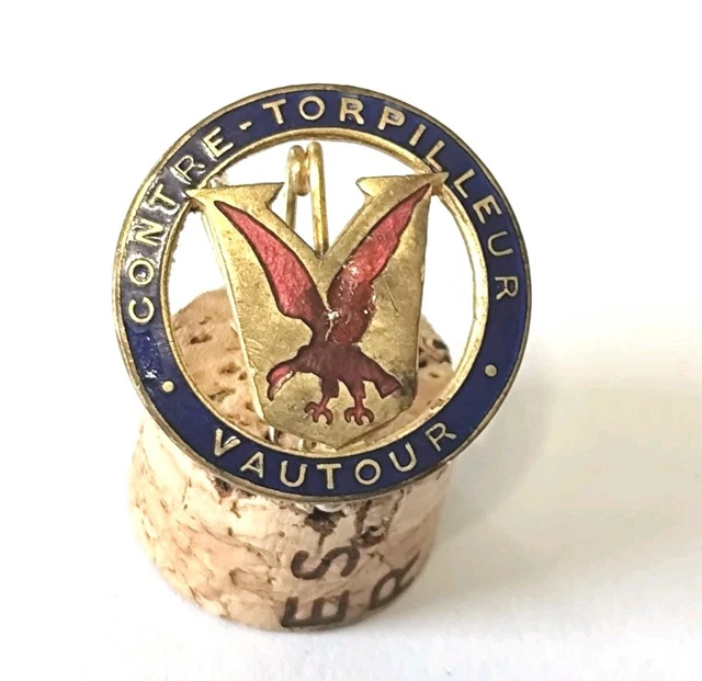Insigne De Marine Torpilleur Le SIROCO Caen 14000 Collection