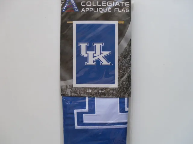 NCAA Kentucky Wildcats 28" x 44" Embroidered 2 Sided Vertical Banner Flag