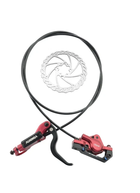 Freno Idraulico Posteriore Per Pocket Bike / Mini Cross / Midi Moto - Kit Con Cilindro E Pinza - 4