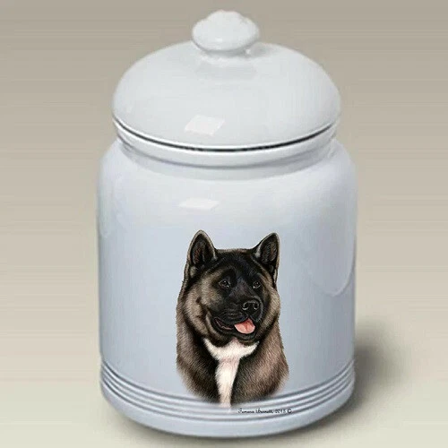 Akita Ceramic Treat Jar TB 34098