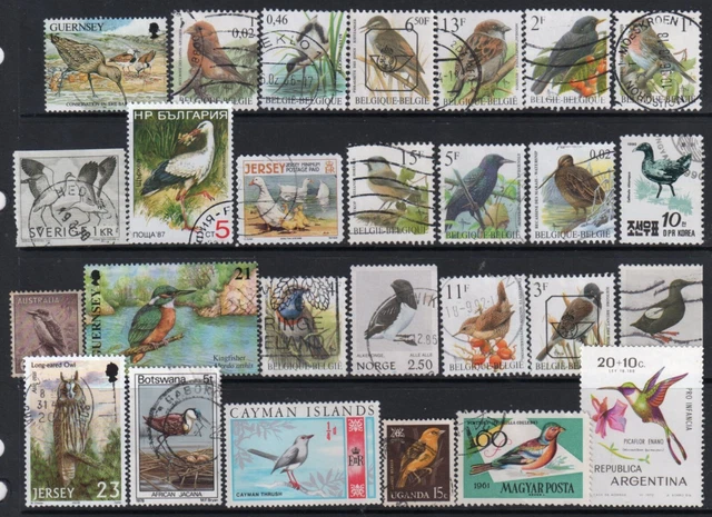 BIRDS = Mostly Fine Used selection with better seen. Well worth a look. (DW393)