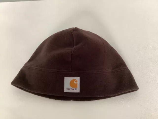 Cappello berretto Carhartt adulto unisex pile polare marrone scuro taglia unica