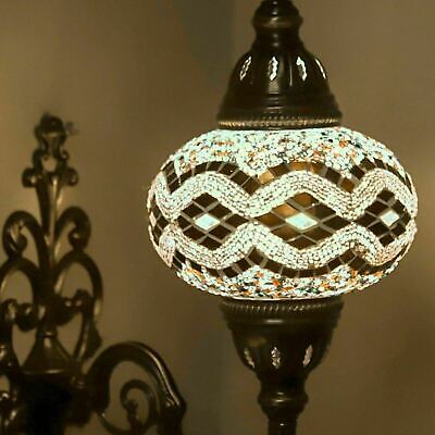 Applique murale de style Tiffany en mosaïque marocaine turque - Ampoule gratuite 3