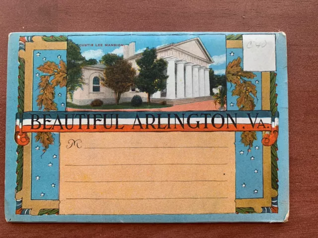 Va~Virginia~Arlington~Beautiful Arlington Va Souvenir Folder