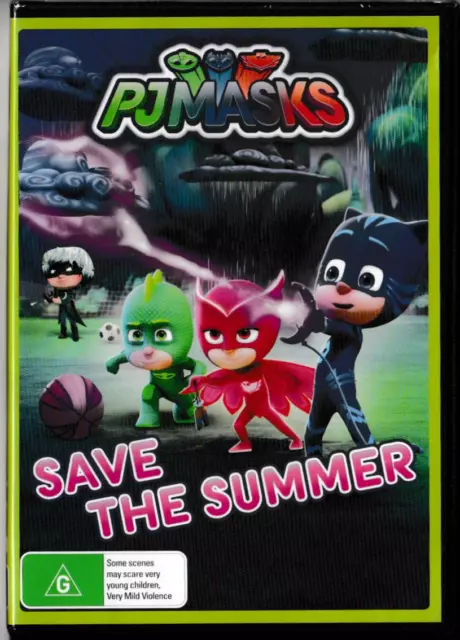 PJ Masks Save The Summer DVD Brand New and Sealed Region 4