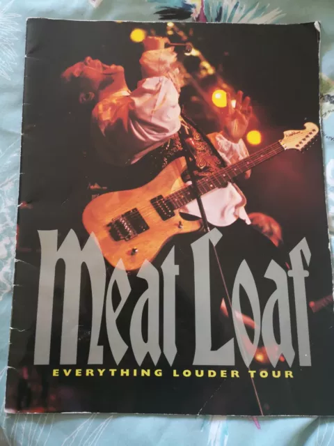 Meat Loaf "Everything Louder" 1994 World tour Concert programme