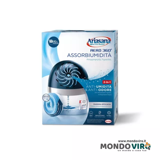 Deumidificatore ariasana portatile deumidificatori assorbi umidità portatili tab