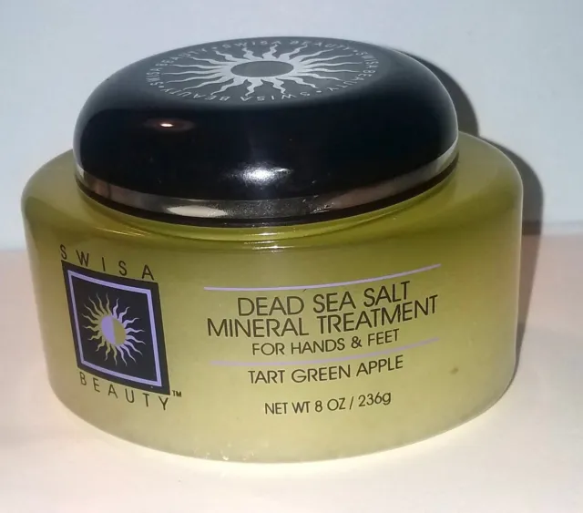 SWISA BEAUTY Dead Sea Salt Mineral Treatment For Hands & Feet TART GREEN APPLE