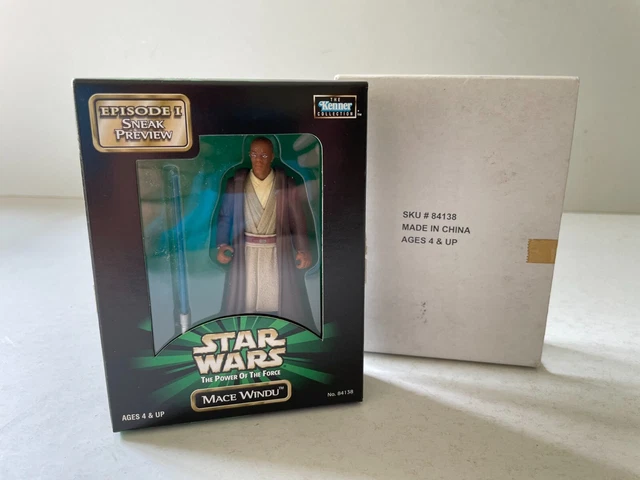 Star Wars The Power of the Force Mace Windu Neu + OVP (K007)
