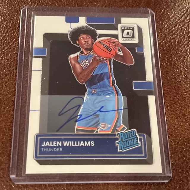 Jalen Williams 2022-23 Panini Donruss Optic Holo Rated Rookie Rc Auto #235