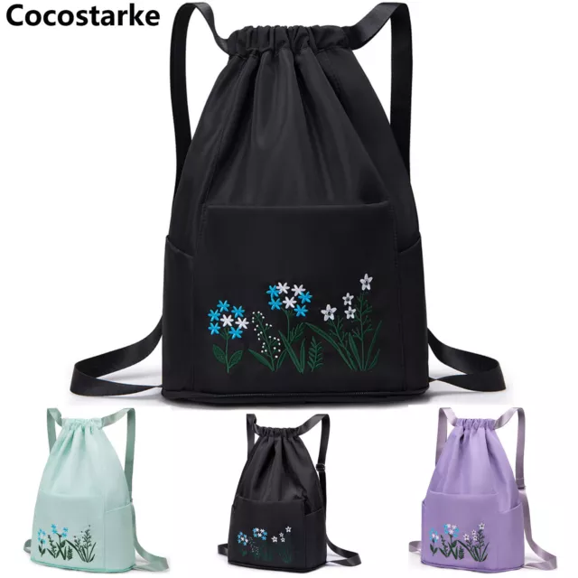Waterproof Drawstring Bag Gym Bag String Bag Sackpack Cinch Shoulder Backpack