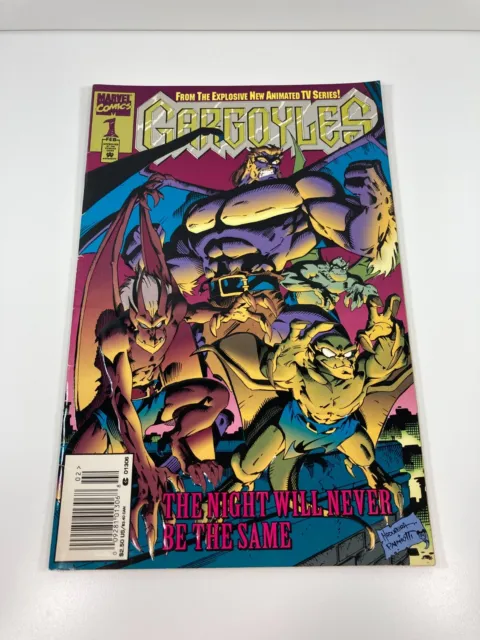 Gargoyles 1 Marvel Comics Embossed Cover February 1995