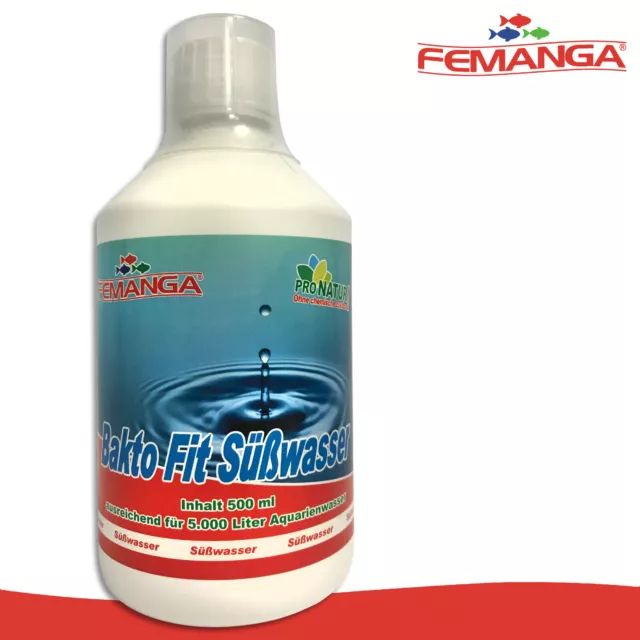 Femanga 500 ml Bakto Fit Süßwasser Wasseraufbereiter