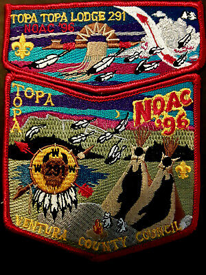 Noac 1996 - Topa Topa Lodge # 291 - Ventura County Council, Ca - Flap & Chevron