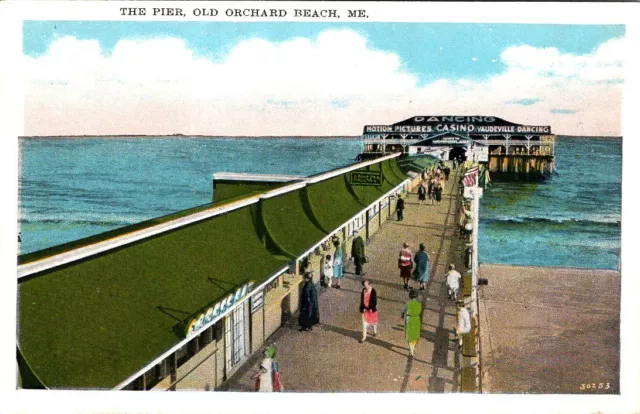 OLD ORCHARD BEACH, Maine, The Pier (OmiscME229 $5.99 - PicClick