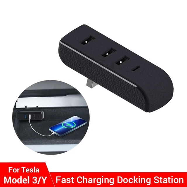 Docking station auto hub USB professionale 1 pz. ricarica rapida 4 in 1 4 porte