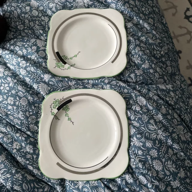 Beautiful WINDSOR BONE CHINA TEA PLATE X2