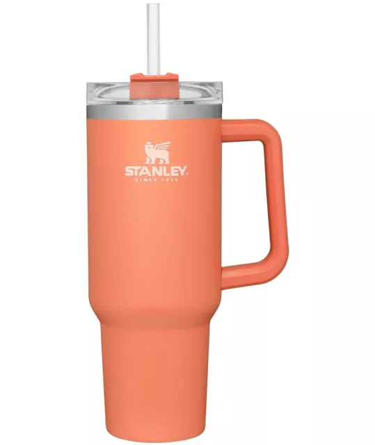 RARE: Stanley quencher 40oz petal ombre coral pink tumbler NWT