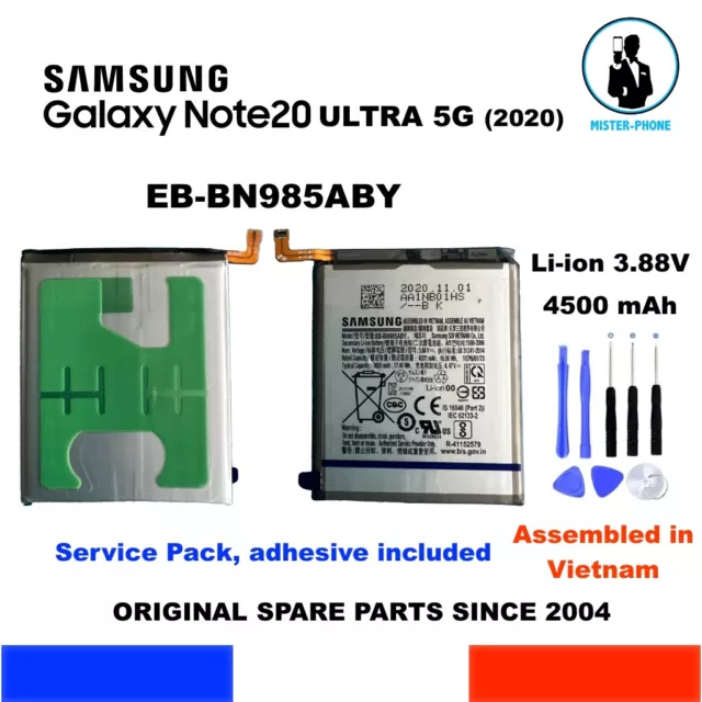 Genuine Battery Samsung Eb-Bn985Aby Galaxy Note 20 Ultra Sm-N985F/Ds Sm-N986 Oem