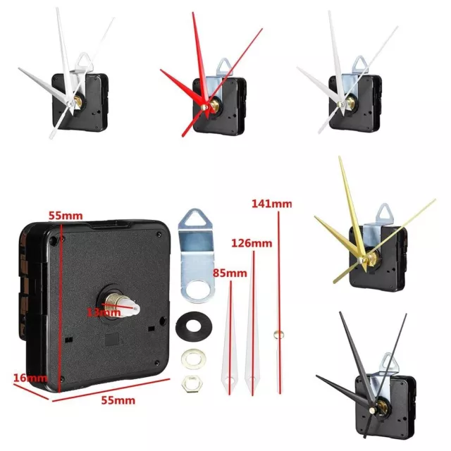 Kit de mouvement d'horloge murale à quartz silencieux de haute qualité pour la