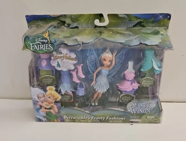 Disney Fairies Periwinkle's Doll Frosty Fashions 13 Piece 2012 NIB FAST SHIPPING