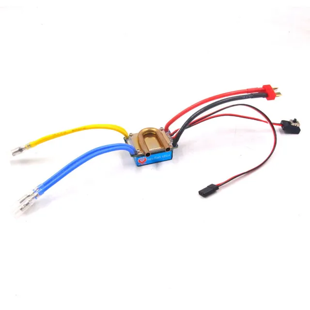 Dual Motor 480A Waterproof Brushed ESC Speed Controller Kit for 1/10 RC Boat